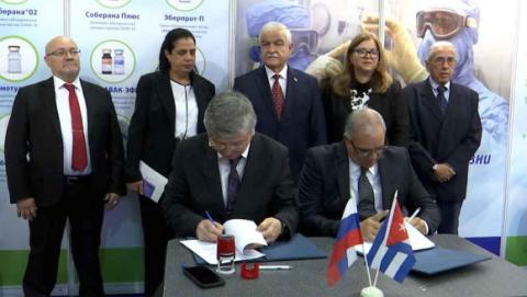 Cuba y Rusia firman acuerdo para la cooperación biotecnológica