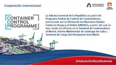 #AduanaEnMesaRedonda| Cooperación internacional.
