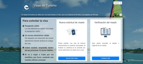 uba activa Evisa, la nueva plataforma de visado electrónico
