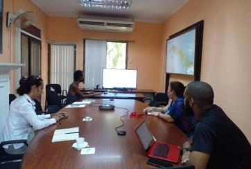 encuentro de trabajo con representantes de la Dirección Nacional de Información Turística.