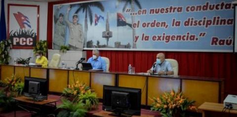 Díaz Canel en Villa Clara Díaz Canel en Villa Clara