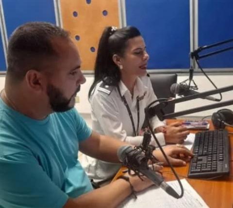 La aduana de ciego en el programa de radio La aduana de ciego en el programa de radio
