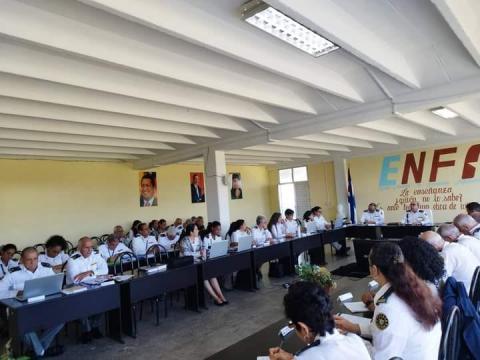 PrePreside Jefe de la Aduana General de la República Balance Anual de la institución