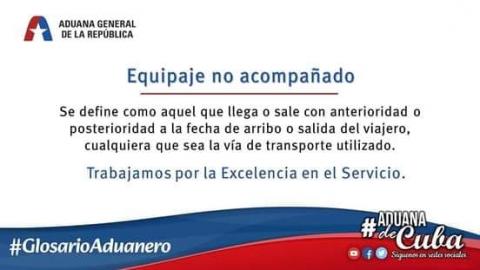 Equipaje no acompanado Equipaje no acompanado