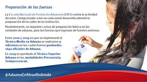 #AduanaEnMesaRedonda| Preparación de las fuerzas. #AduanaEnMesaRedonda| Preparación de las fuerzas.