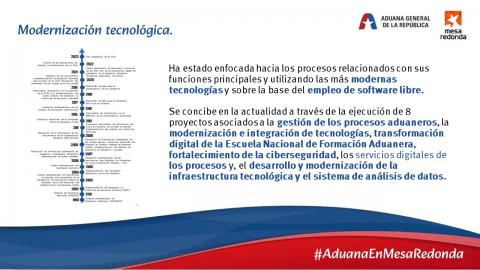 #AduanaEnMesaRedonda| Modernización tecnológica #AduanaEnMesaRedonda| Modernización tecnológica