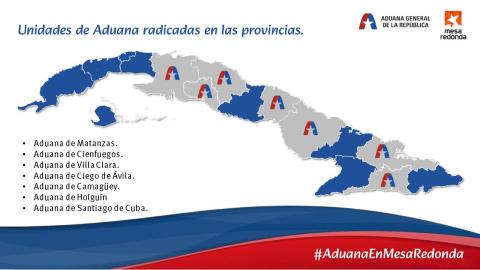 #AduanaEnMesaRedonda| Unidades de Aduana radicadas en las provincias. #AduanaEnMesaRedonda| Unidades de Aduana radicadas en las provincias.