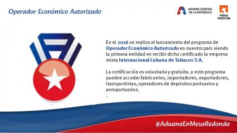 #AduanaEnMesaRedonda| Operador Económico Autorizado. #AduanaEnMesaRedonda| Operador Económico Autorizado.