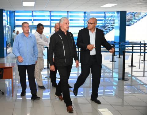 Visita del presidente a FITCuba 2024