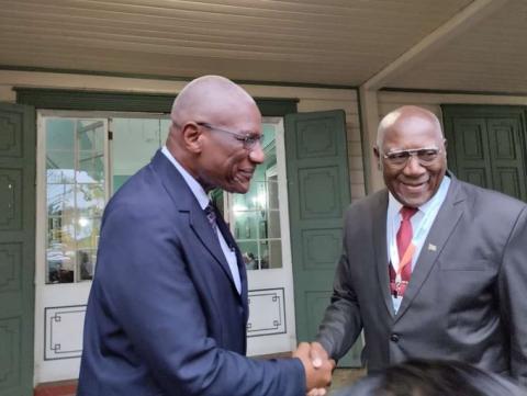El vicepresidente, Salvador Valdés Mesa, arribó a Antigua y Barbuda El vicepresidente, Salvador Valdés Mesa, arribó a Antigua y Barbuda