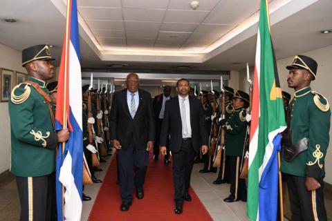 Visita del Vicepresidente Salvador Valdes Mesa a Sudáfrica Visita del Vicepresidente Salvador Valdes Mesa a Sudáfrica