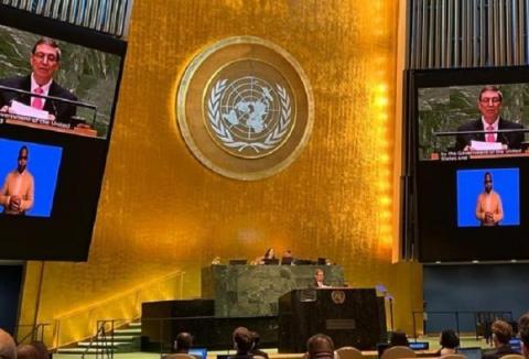 Canciller cubano en Naciones Unidas: “Los pueblos necesitan menos injerencia y más solidaridad” Canciller cubano en Naciones Unidas: “Los pueblos necesitan menos injerencia y más solidaridad”