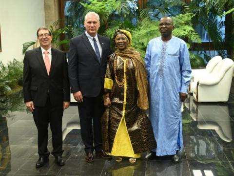 Díaz-Canel recibe cartas credenciales de 10 nuevos embajadores en Cuba Díaz-Canel recibe cartas credenciales de 10 nuevos embajadores en Cuba