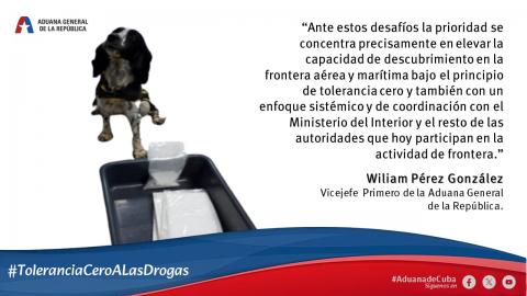EN CUBA, CERO TOLERANCIA A LA DROGAS. EN CUBA, CERO TOLERANCIA A LA DROGAS.