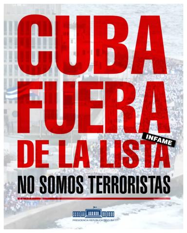 Cuba Fuera de la lista Cuba Fuera de la lista