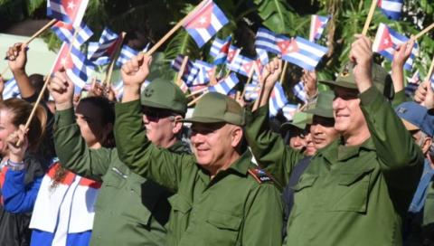 Preside Díaz-Canel acto por el Día Nacional de la Defensa