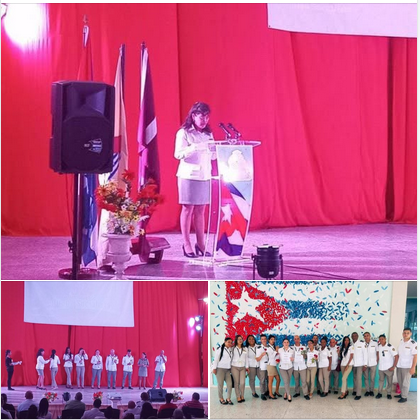 La Aduana de Cienfuegos realizó en esta jornada el acto por el 62 aniversario