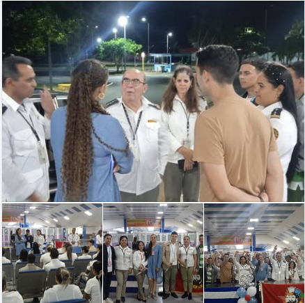 Visita de Nelson Cordovés Reyes Jefe de la Aduana General de la República acompañado de Meyvis Estevez Primera Secretaria de la Union de Jóvenes Comunistas de Cuba Visita de Nelson Cordovés Reyes Jefe de la Aduana General de la República acompañado de Meyvis Estevez Primera Secretaria de la Union de Jóvenes Comunistas de Cuba