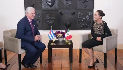 Cuba muestra su solidaridad con la presidenta mexicana Claudia Sheinbaum