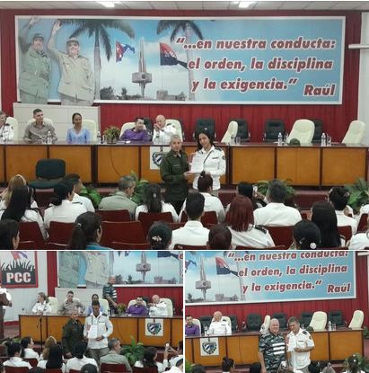 La Aduana de Villa Clara realizó en esta jornada el acto por el 62 aniversario