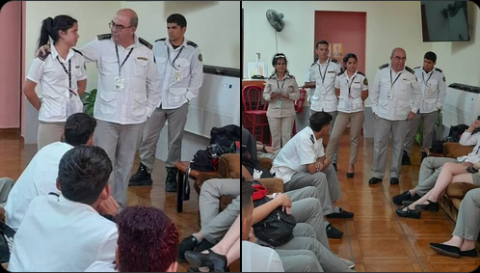 Jefe de la aduana general de la república sostiene encuentro con los jóvenes en la aduana de Camagüey Jefe de la aduana general de la república sostiene encuentro con los jóvenes en la aduana de Camagüey