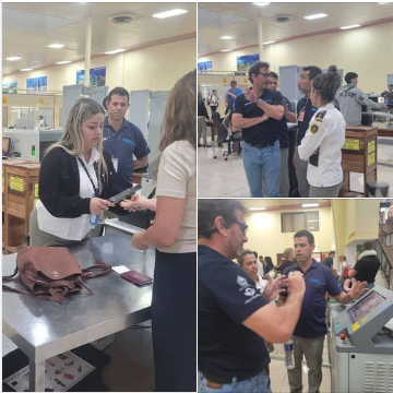 Entrenamiento teórico-práctico del programa @AIRCOP en el Aeropuerto Internacional "Juan Gualberto Gomez"