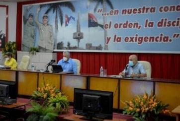 Díaz Canel en Villa Clara