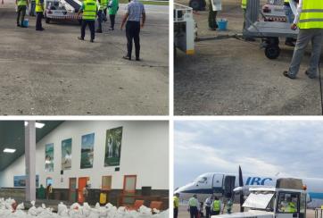 Primer vuelo de Aerolínea Aeroflot con cargas no comerciales en Villa Clara.