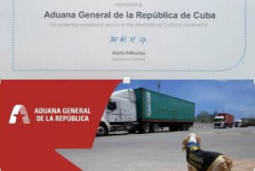 Reconocimiento mundial a aduanas de Cuba