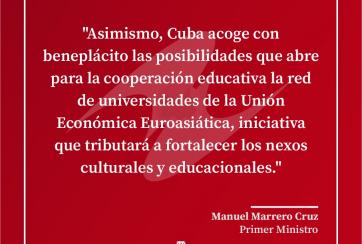 Fragmentos de la intervención del Primer Ministro