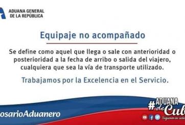 Equipaje no acompanado