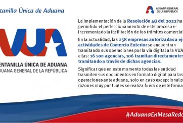 #AduanaEnMesaRedonda|Ventanilla Única de Aduana