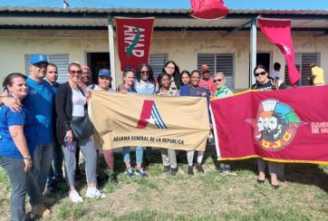Aduana del Aeropuerto José Martí, participa en Trabajo Voluntario.