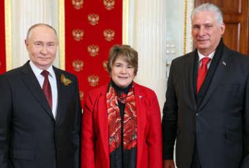 Putin se reúne con presidente cubano Miguel Díaz-Canel