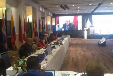 Intervención del  Vicejefe Primero de la Aduana de Cuba en el Salvador