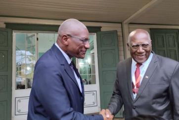 El vicepresidente, Salvador Valdés Mesa, arribó a Antigua y Barbuda