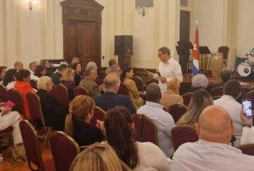 Bruno Rodríguez Parrilla participó en V Encuentro de Cubanos Residentes en Estados Unidos