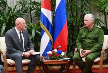 Sostiene encuentro Díaz-Canel con viceprimer ministro de Rusia, Dmitri Chernichenko