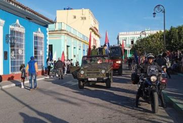 Rememoran la entrada de la Caravana de la Libertad a Sancti Spíritus