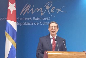 Canciller de Cuba: “La decisión más correcta sería levantar el bloqueo”