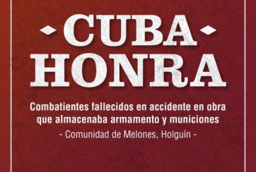 Presidente cubano participa en homenaje póstumo a combatientes de las FAR en Holguín