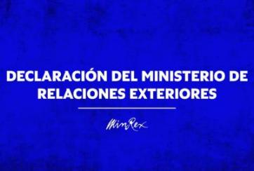 Declaración del Ministerio de Relaciones Exteriores de Cuba.