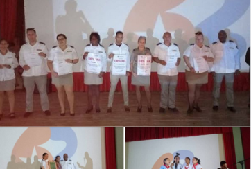 La Aduana de Ciego de Ávila realizó en esta jornada el acto por el 62 aniversario