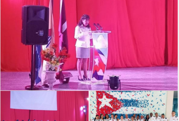 La Aduana de Cienfuegos realizó en esta jornada el acto por el 62 aniversario