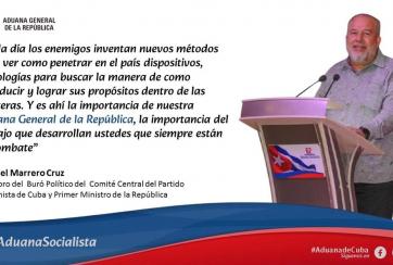 Palabras del primer ministro en el 62 aniversario de la aduana socialista