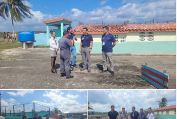 Visita Sergio Naranjo Coordinador Regional del programa @AIRCOP_UNODC a la Técnica Canina de la Aduana de Matanzas